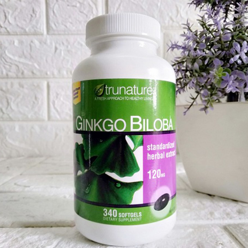 Trunature Ginkgo Biloba 120mg 340 viên của Mỹ