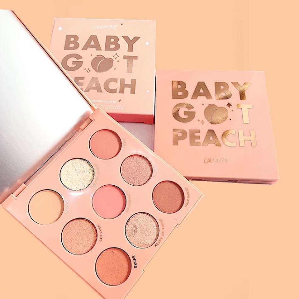 BẢNG PHẤN MẮT COLOURPOP BABY GOT PEACH SHADOW PALETTE