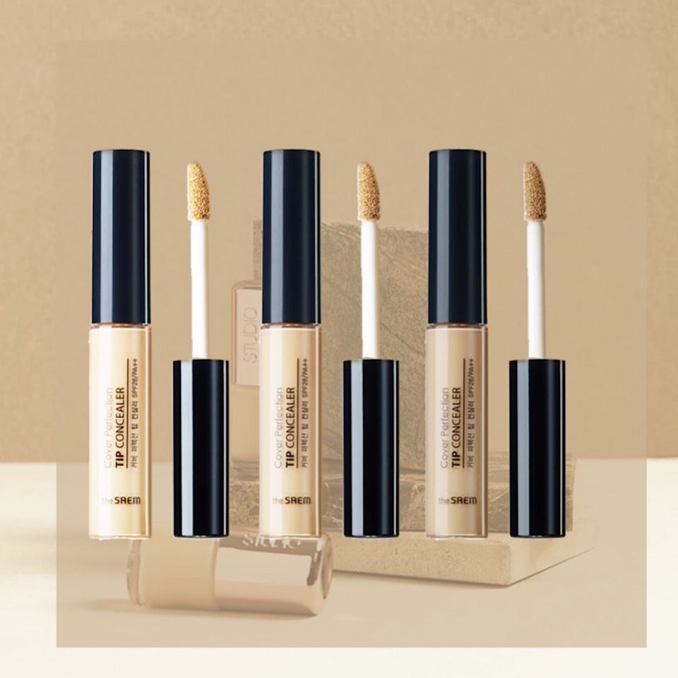 Che khuyết điểm The Saem Cover Perfection Tip Concealer