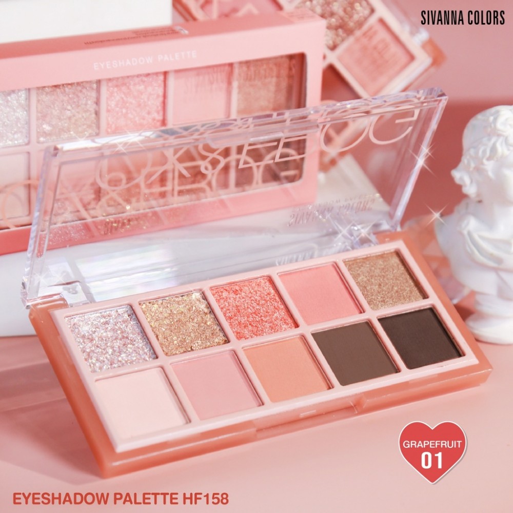 Bảng Mắt 10 Ô Sivanna Colors Fox & Frog Eyeshadow Palette #2 Coffee tea
