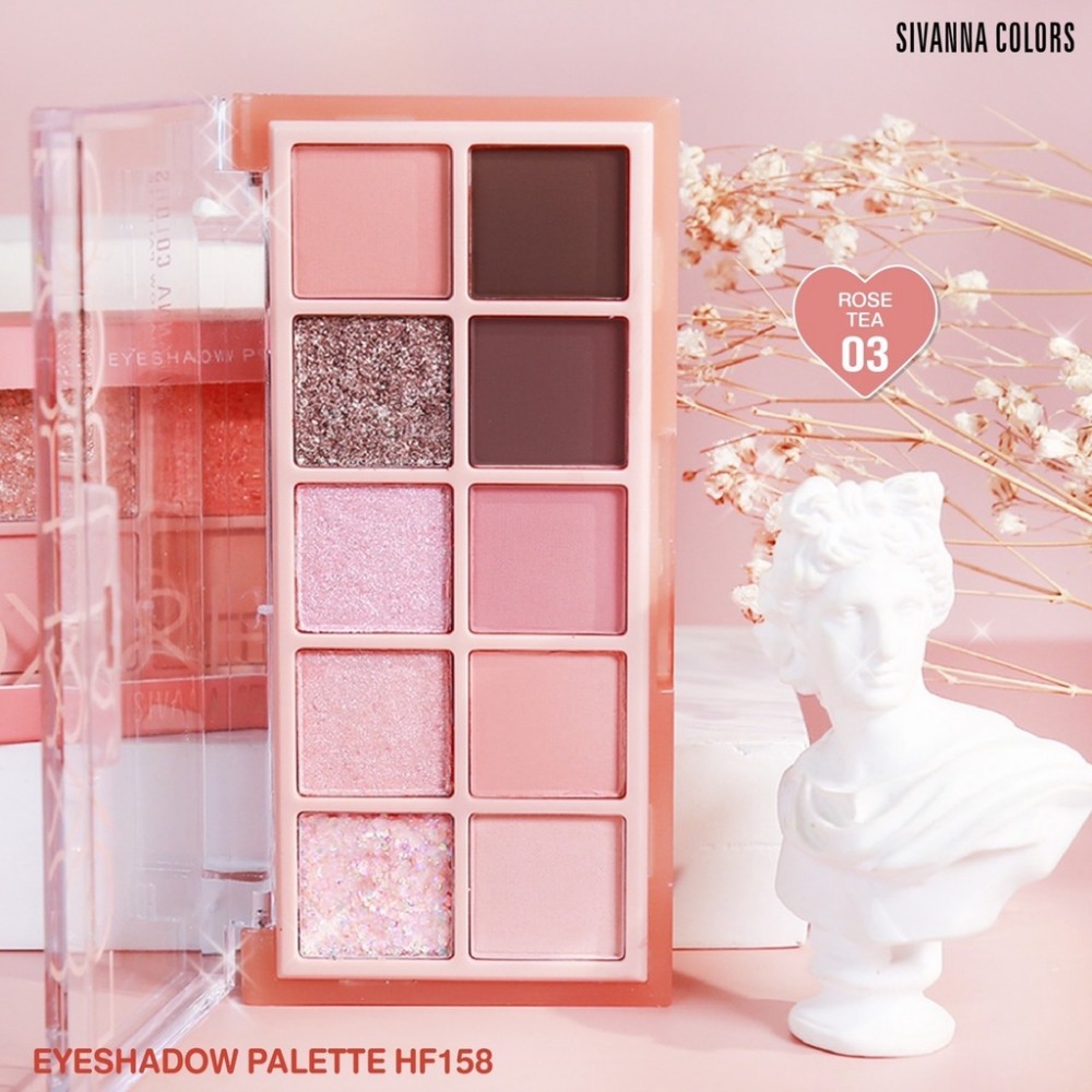 Bảng Mắt 10 Ô Sivanna Colors Fox & Frog Eyeshadow Palette #2 Coffee tea