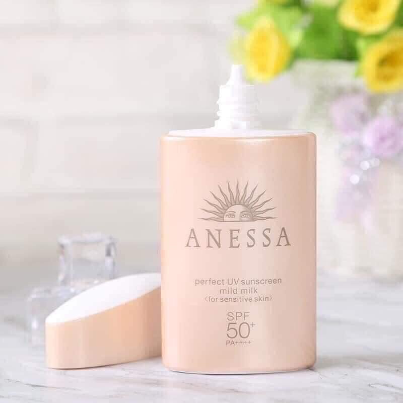 Kem chống nắng anessa perfect uv sunscreen mild milk 60ml