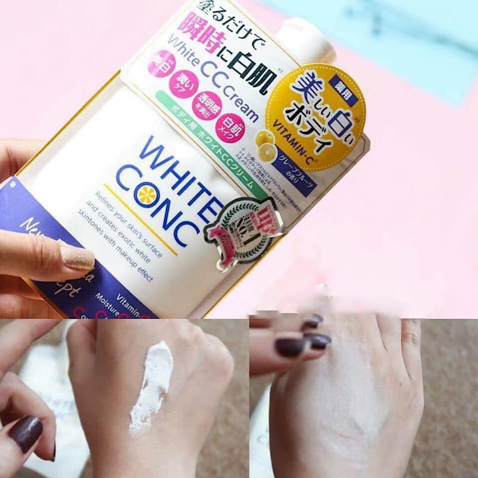 Kem Dưỡng Thể Trắng Da White Conc White CC Cream