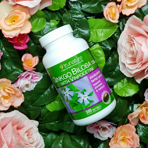 Viên Uống Bổ Não Trunature Ginkgo Biloba 120mg With Vinpocetine - Giải pháp giúp bạn cải thiện trí nhớ và minh mẫn đầu óc.