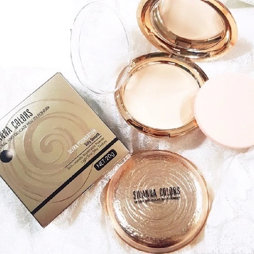 Phấn nén Sivanna Colors Natural And Delicate Beauty Powder