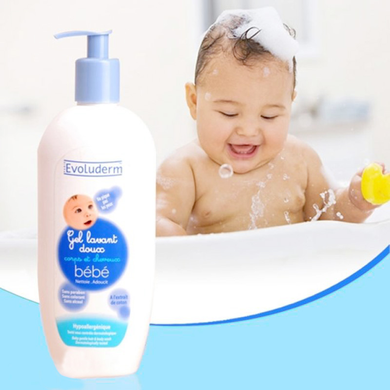 Sữa tắm gội cho bé Evoluderm BéBé 500ml