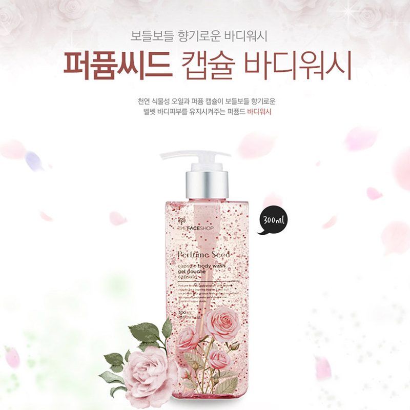 SỮA TẮM HOA HỒNG THE FACE SHOP PERFUME SEED CAPSULE BODY WASH