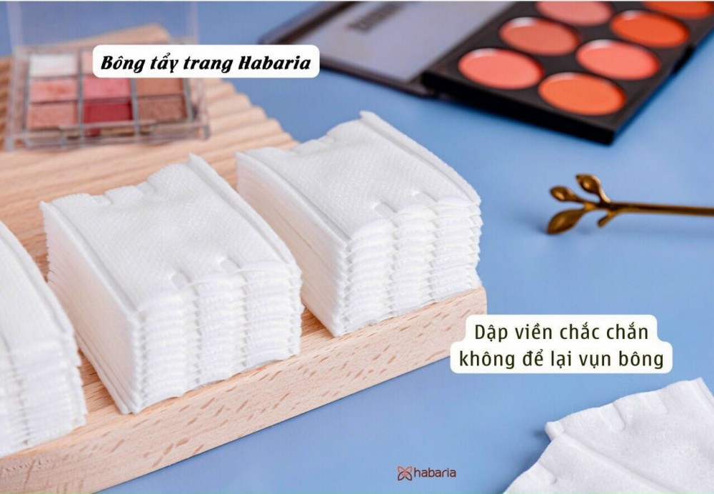 Bông Tẩy Trang Cừu Habaria Sheep Cotton 234 miếng