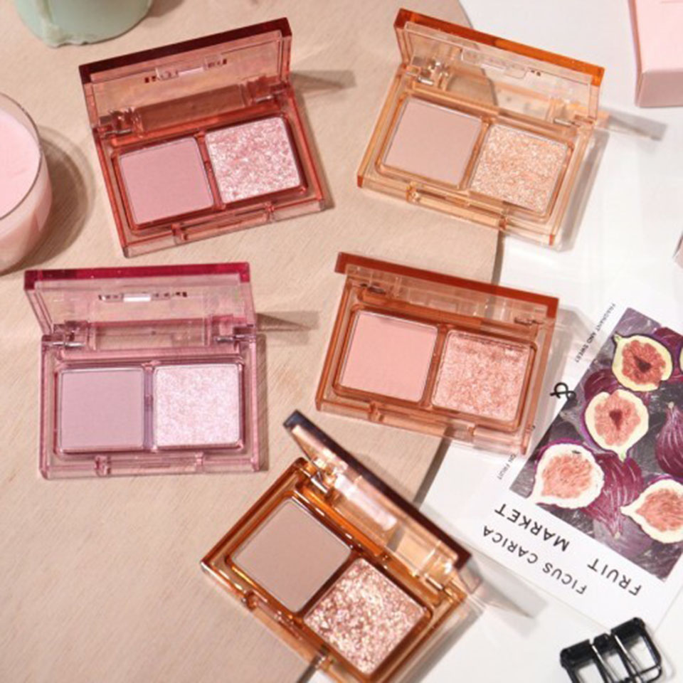 Phấn Mắt 2 Ô Nhỏ Ngọn Tiện Dụng LILYBYRED Little Bitty Moment Eye Shadow