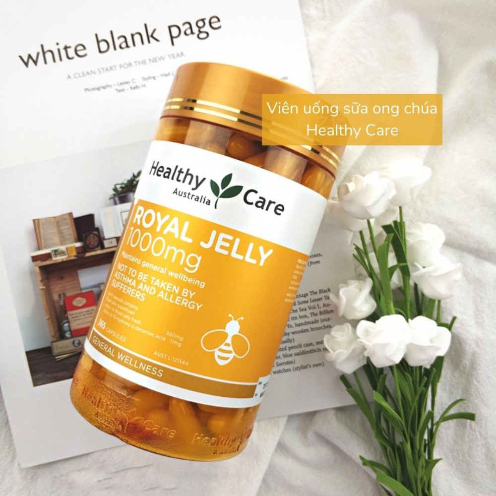 Sữa ong chúa Healthy Care ROyal Jelly 1000 365 Viên