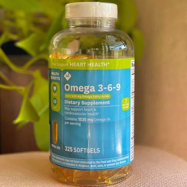 Viên uống dầu cá Omega 3-6-9 Heart Heath 1600mg là sự kết hợp hoàn hảo của 3 loại omega: